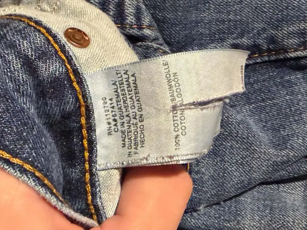 True Religion World Tour Straight Leg Jeans Size 42